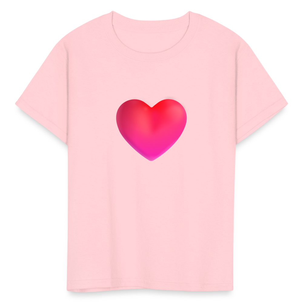 ❤️ Red Heart (Microsoft Fluent) Kids' T-Shirt - pink
