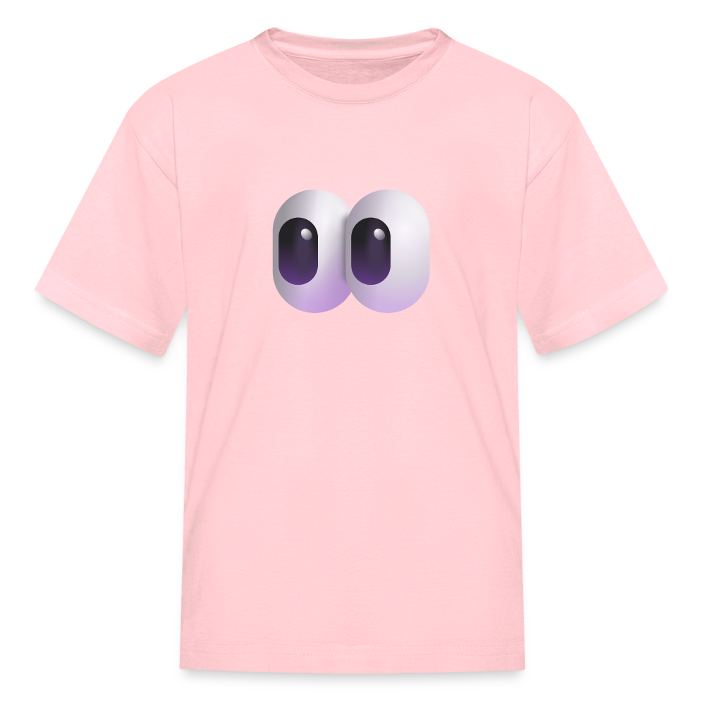 👀 Eyes (Microsoft Fluent) Kids' T-Shirt - pink