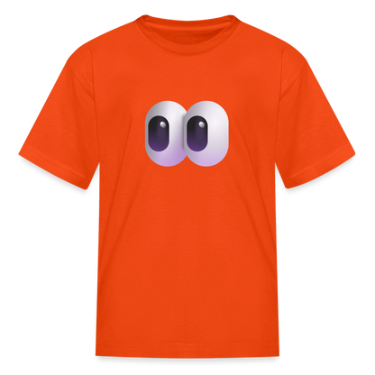 👀 Eyes (Microsoft Fluent) Kids' T-Shirt - orange