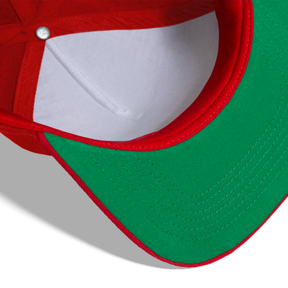 🤔 Thinking Face (Microsoft Fluent) Snapback Baseball Cap - red