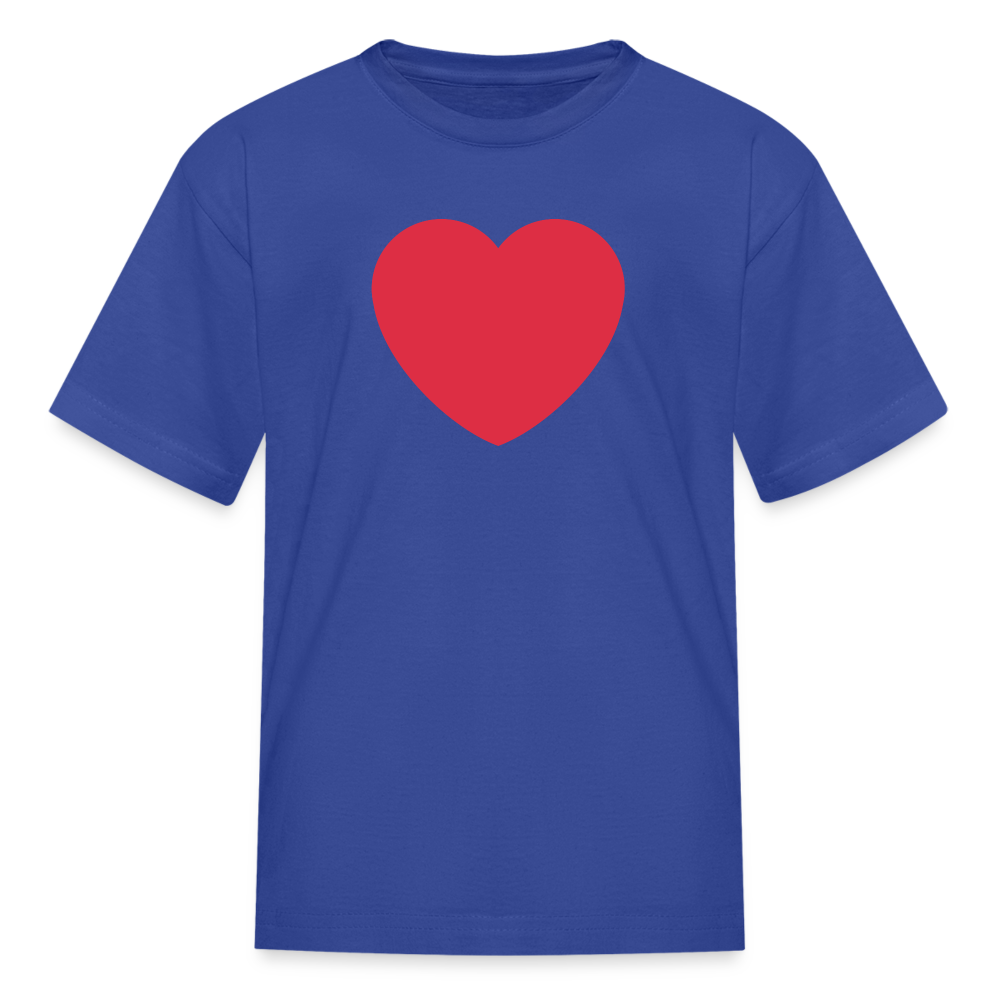❤️ Red Heart (Twemoji) Kids' T-Shirt - royal blue
