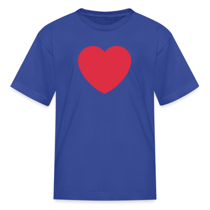❤️ Red Heart (Twemoji) Kids' T-Shirt - royal blue