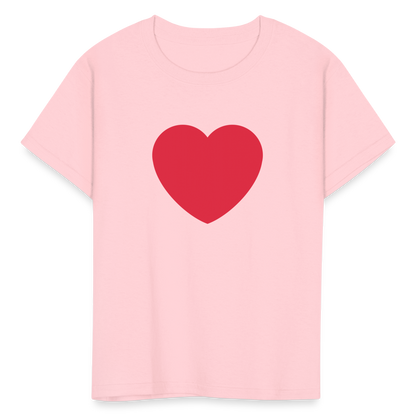 ❤️ Red Heart (Twemoji) Kids' T-Shirt - pink