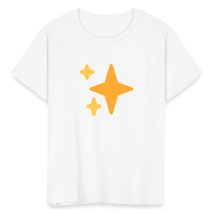 ✨ Sparkles (Twemoji) Kids' T-Shirt - white