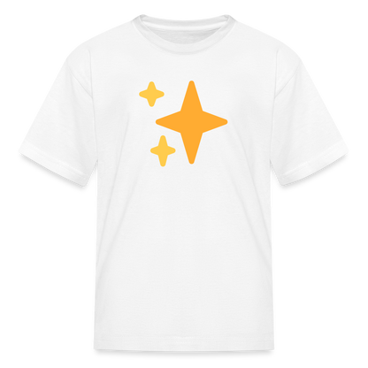 ✨ Sparkles (Twemoji) Kids' T-Shirt - white