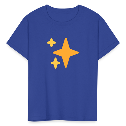 ✨ Sparkles (Twemoji) Kids' T-Shirt - royal blue
