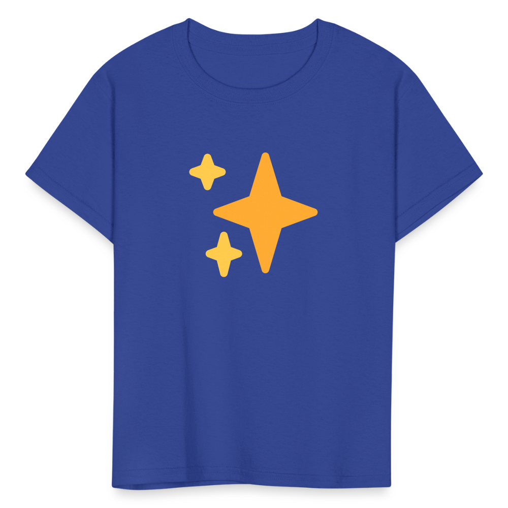 ✨ Sparkles (Twemoji) Kids' T-Shirt - royal blue