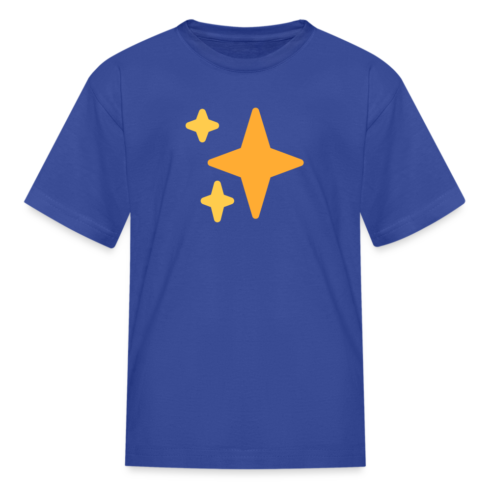 ✨ Sparkles (Twemoji) Kids' T-Shirt - royal blue