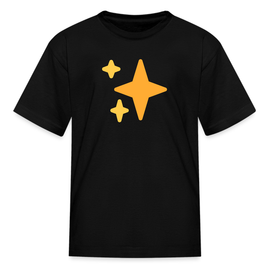 ✨ Sparkles (Twemoji) Kids' T-Shirt - black