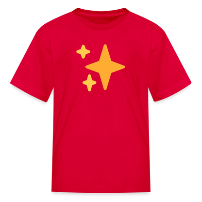 ✨ Sparkles (Twemoji) Kids' T-Shirt - red