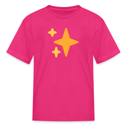 ✨ Sparkles (Twemoji) Kids' T-Shirt - fuchsia