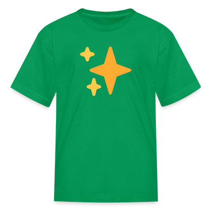 ✨ Sparkles (Twemoji) Kids' T-Shirt - kelly green