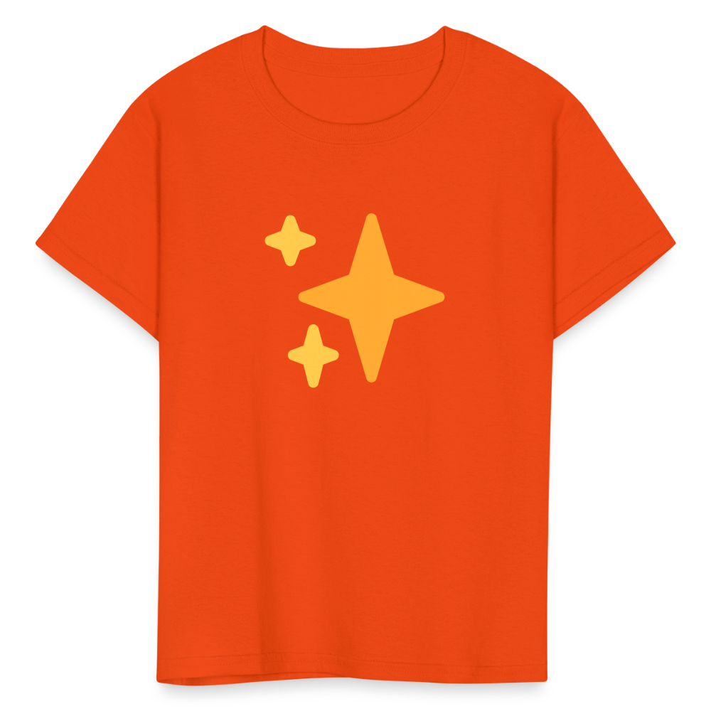 ✨ Sparkles (Twemoji) Kids' T-Shirt - orange