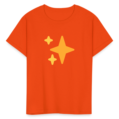 ✨ Sparkles (Twemoji) Kids' T-Shirt - orange