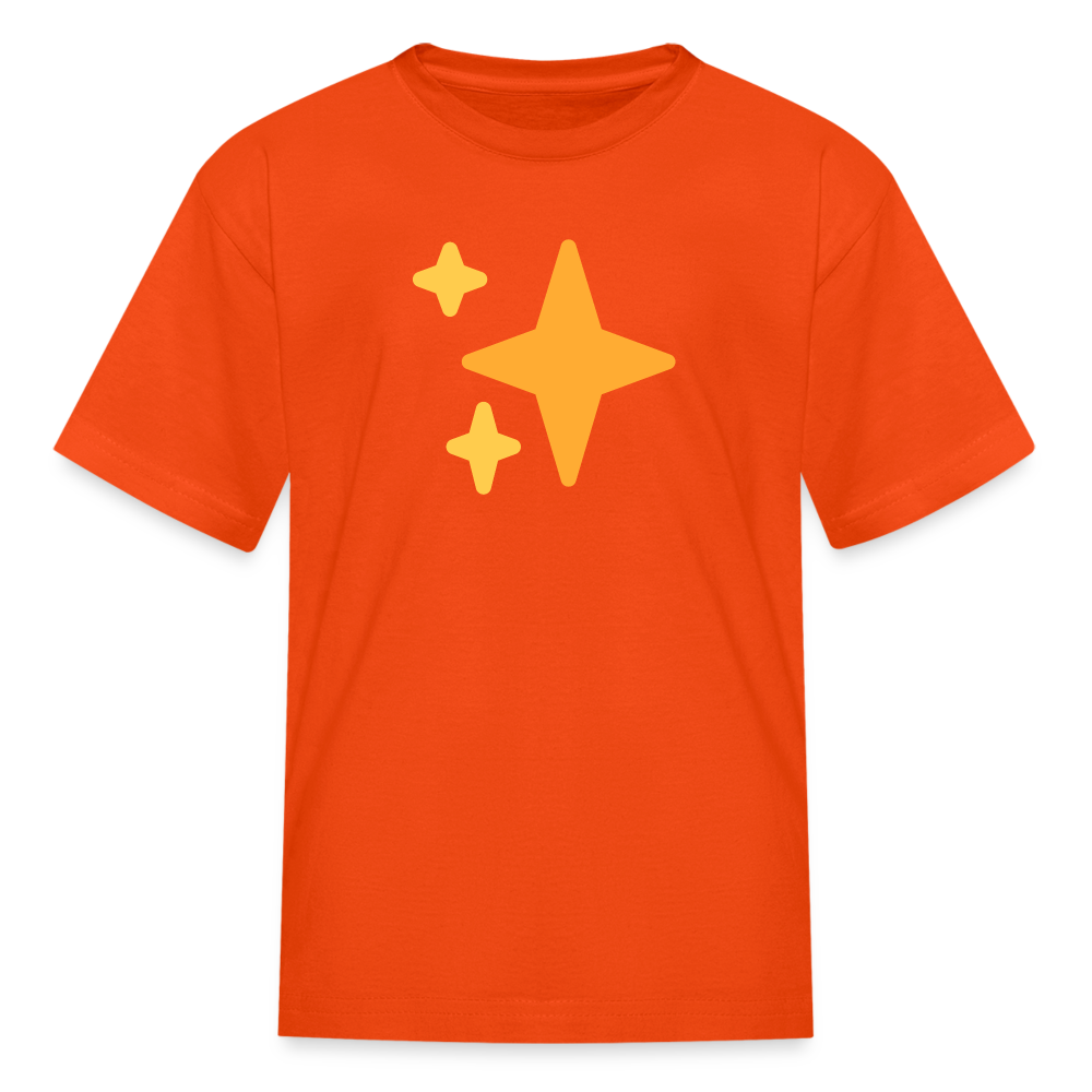 ✨ Sparkles (Twemoji) Kids' T-Shirt - orange