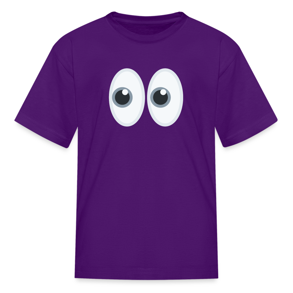 👀 Eyes (Twemoji) Kids' T-Shirt - purple