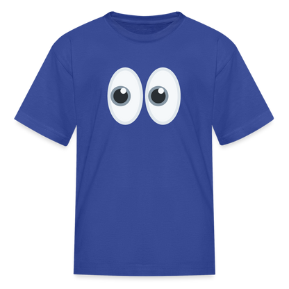 👀 Eyes (Twemoji) Kids' T-Shirt - royal blue