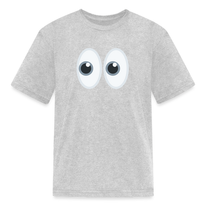 👀 Eyes (Twemoji) Kids' T-Shirt - heather gray