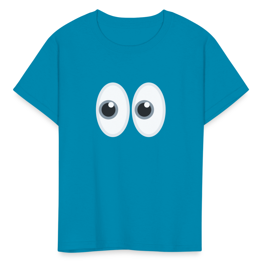 👀 Eyes (Twemoji) Kids' T-Shirt - turquoise