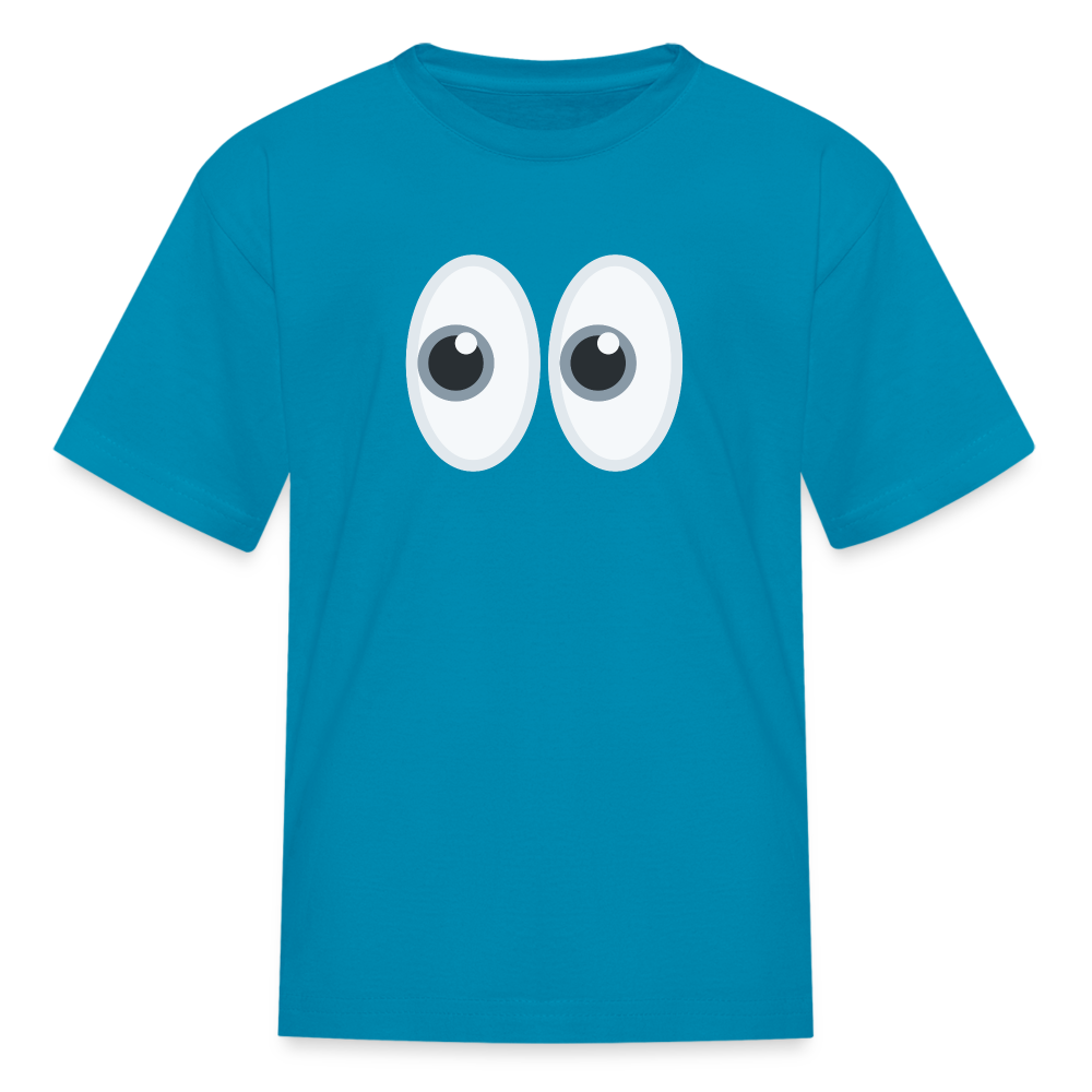 👀 Eyes (Twemoji) Kids' T-Shirt - turquoise