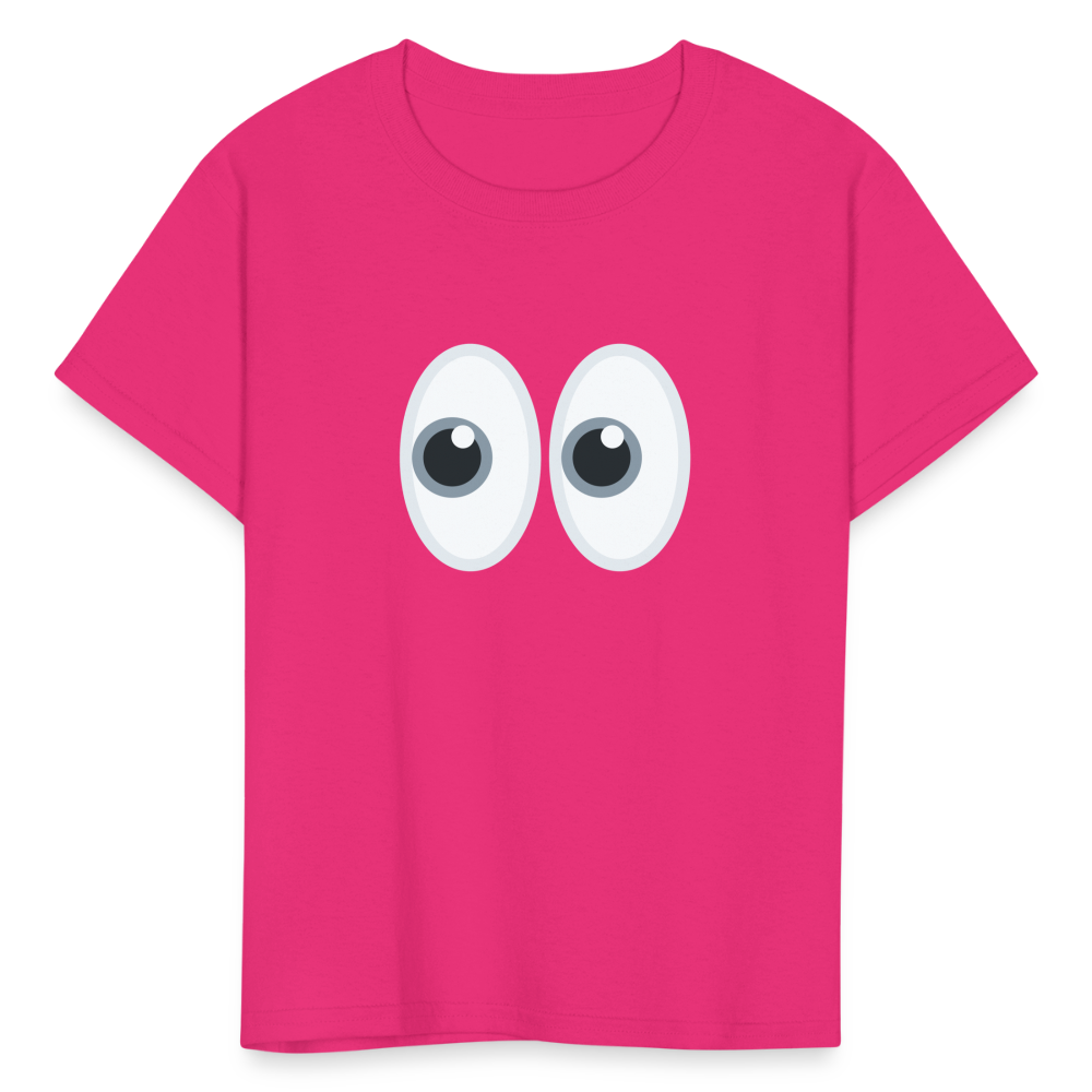 👀 Eyes (Twemoji) Kids' T-Shirt - fuchsia
