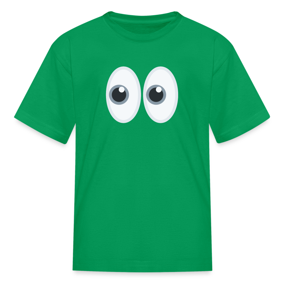 👀 Eyes (Twemoji) Kids' T-Shirt - kelly green