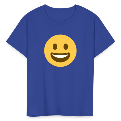 😀 Grinning Face (Twemoji) Kids' T-Shirt - royal blue