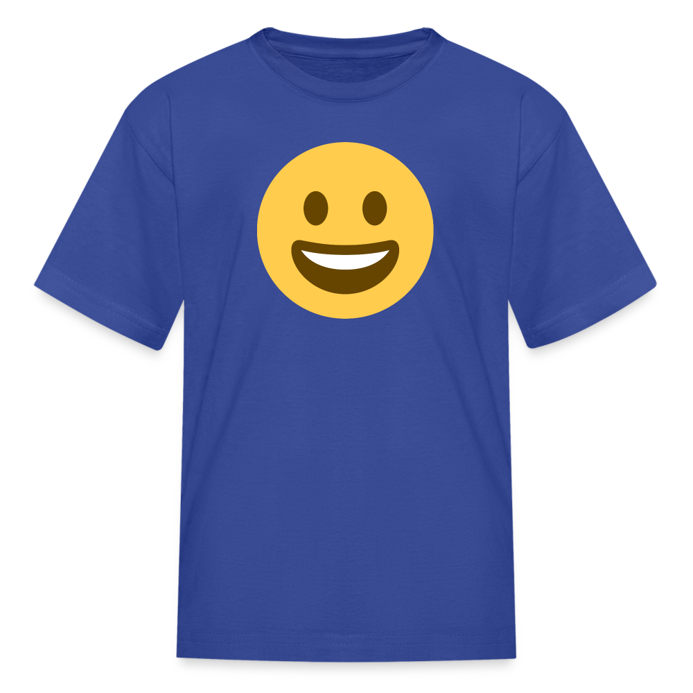 😀 Grinning Face (Twemoji) Kids' T-Shirt - royal blue