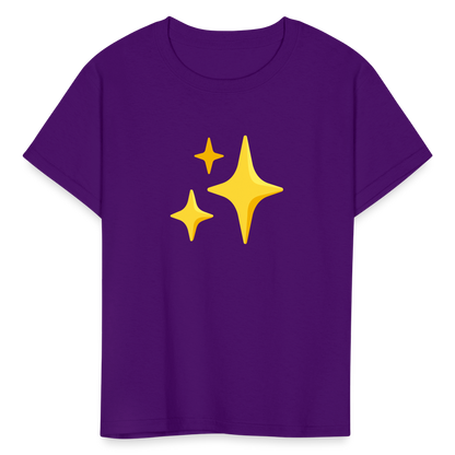 ✨ Sparkles (Google Noto Color Emoji) Kids' T-Shirt - purple