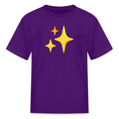 ✨ Sparkles (Google Noto Color Emoji) Kids' T-Shirt - purple
