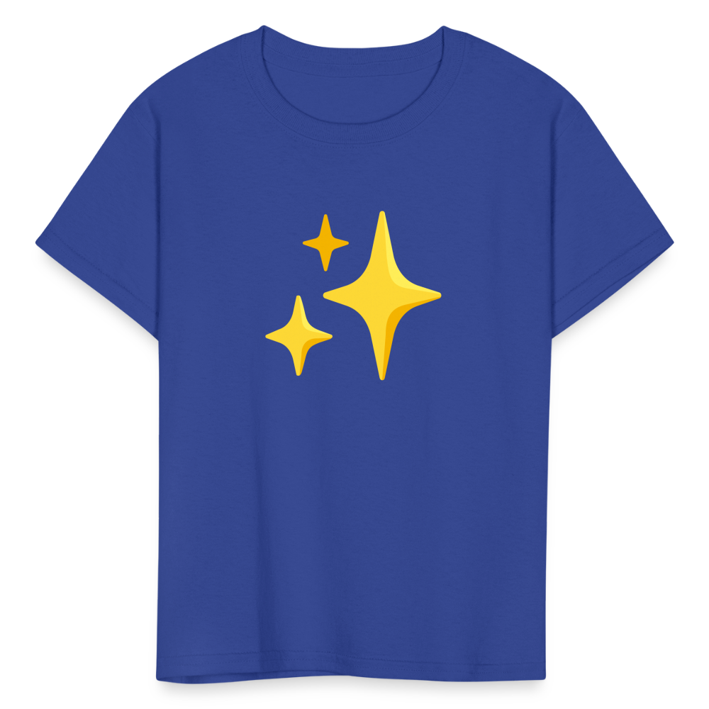 ✨ Sparkles (Google Noto Color Emoji) Kids' T-Shirt - royal blue