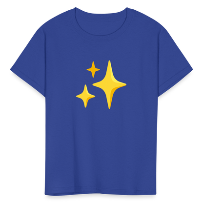 ✨ Sparkles (Google Noto Color Emoji) Kids' T-Shirt - royal blue