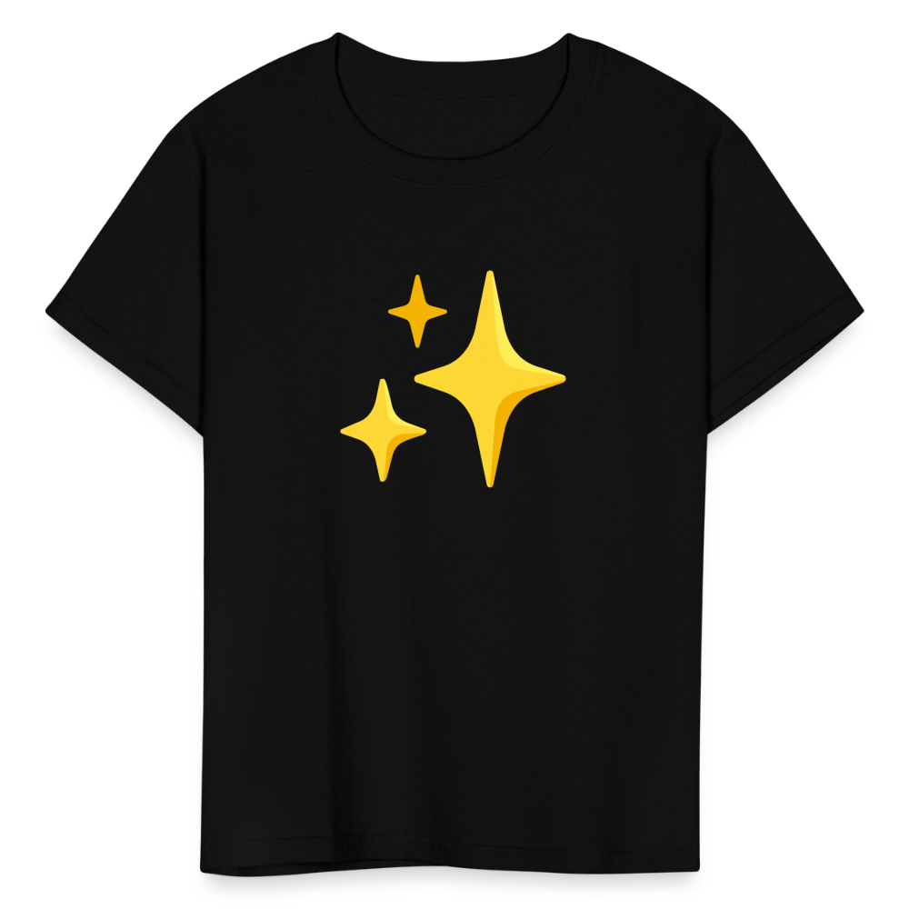 ✨ Sparkles (Google Noto Color Emoji) Kids' T-Shirt - black