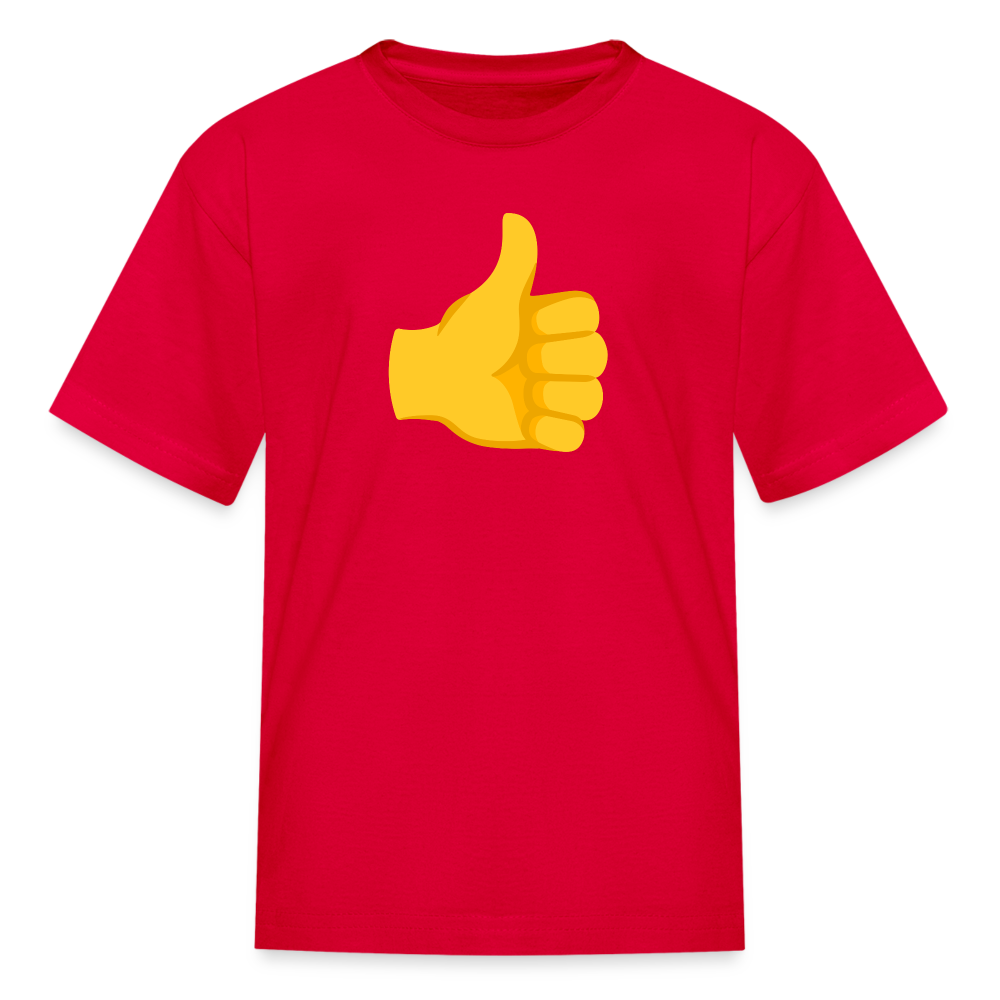 👍 Thumbs Up (Google Noto Color Emoji) Kids' T-Shirt - red