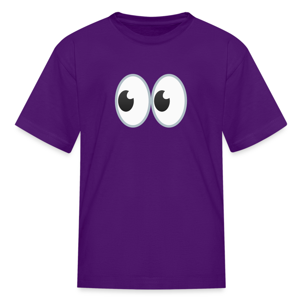 👀 Eyes (Google Noto Color Emoji) Kids' T-Shirt - purple