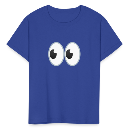 👀 Eyes (Google Noto Color Emoji) Kids' T-Shirt - royal blue