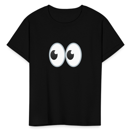 👀 Eyes (Google Noto Color Emoji) Kids' T-Shirt - black