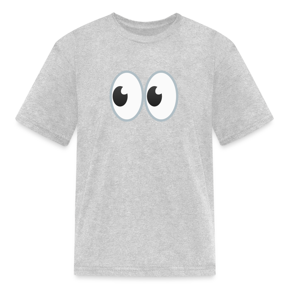 👀 Eyes (Google Noto Color Emoji) Kids' T-Shirt - heather gray