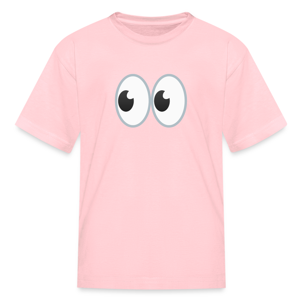 👀 Eyes (Google Noto Color Emoji) Kids' T-Shirt - pink