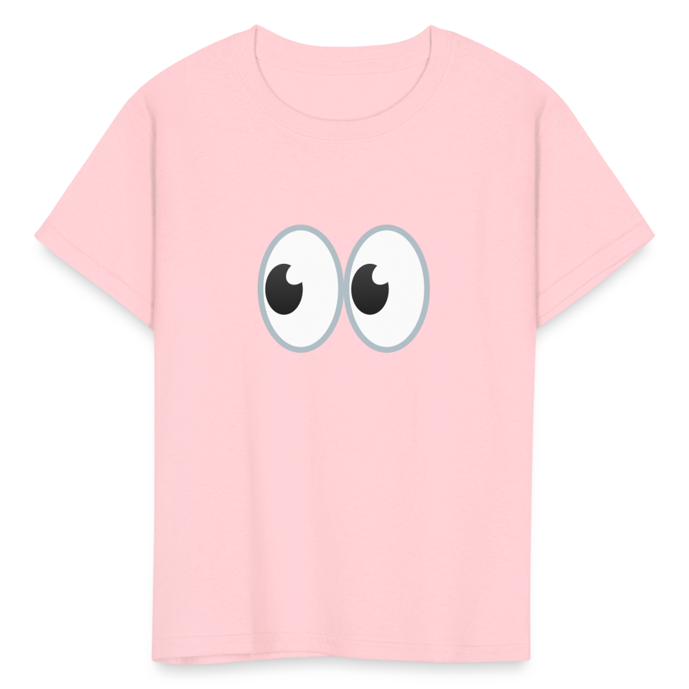 👀 Eyes (Google Noto Color Emoji) Kids' T-Shirt - pink