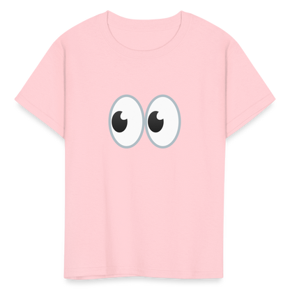 👀 Eyes (Google Noto Color Emoji) Kids' T-Shirt - pink