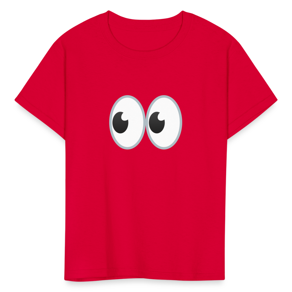 👀 Eyes (Google Noto Color Emoji) Kids' T-Shirt - red