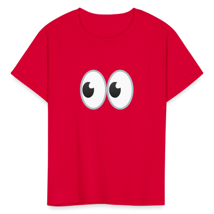 👀 Eyes (Google Noto Color Emoji) Kids' T-Shirt - red