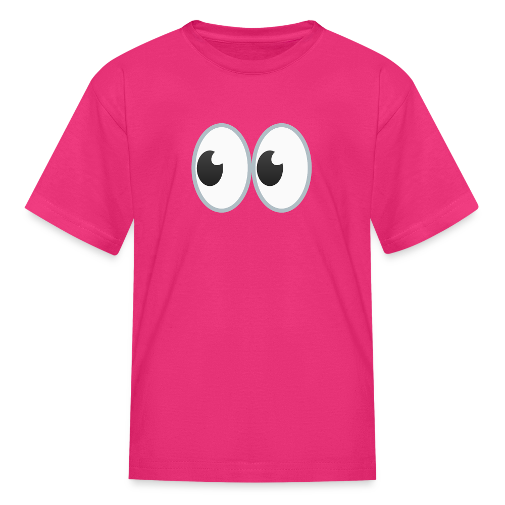 👀 Eyes (Google Noto Color Emoji) Kids' T-Shirt - fuchsia