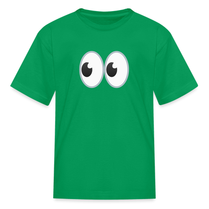 👀 Eyes (Google Noto Color Emoji) Kids' T-Shirt - kelly green