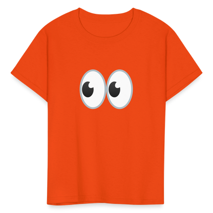 👀 Eyes (Google Noto Color Emoji) Kids' T-Shirt - orange