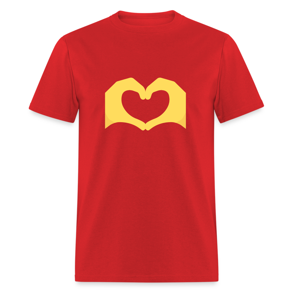 🫶 Heart Hands (Twemoji) Unisex Classic T-Shirt - red