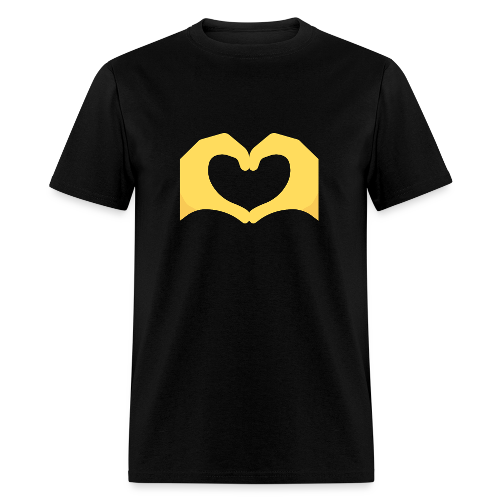 🫶 Heart Hands (Twemoji) Unisex Classic T-Shirt - black