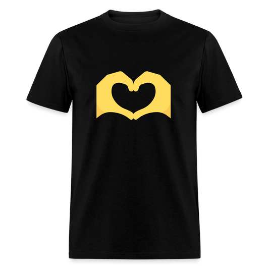 🫶 Heart Hands (Twemoji) Unisex Classic T-Shirt - black