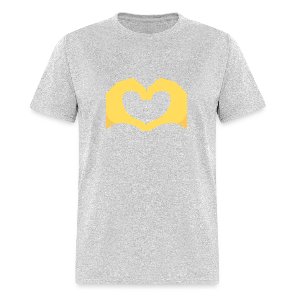 🫶 Heart Hands (Twemoji) Unisex Classic T-Shirt - heather gray